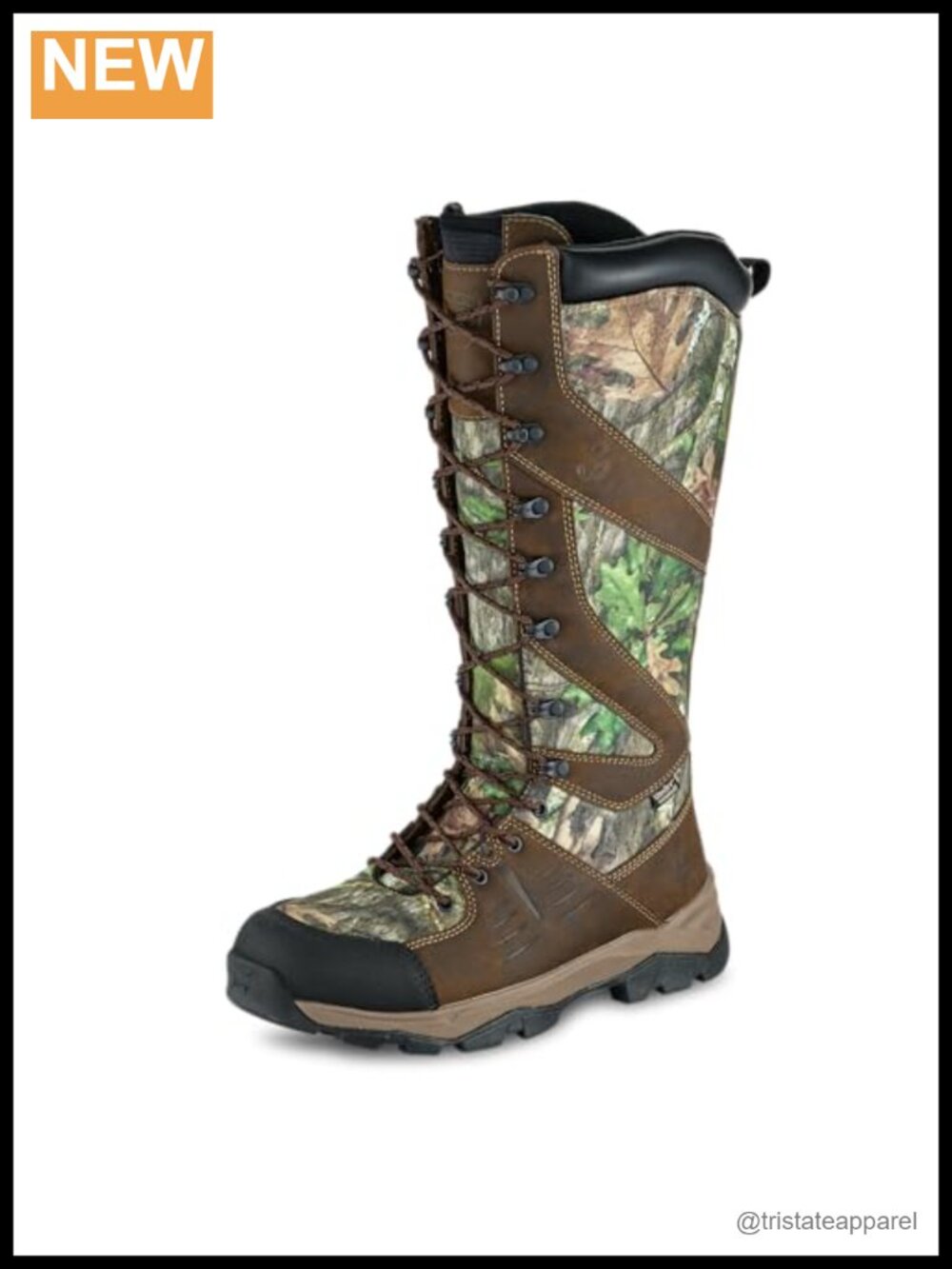 Terrain 17" Hunting Boot Waterproof Leather SnakeGuard Soft Toe